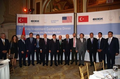 Deik, Başbakan Davutoğlu'nu New York'ta Amerikan Yatırımcılarla Buluşturdu