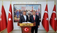 AHMET OKUR - Vali Şerif Yılmaz'dan Uşak Valisi Ahmet Okur'a 'Hayırlı Olsun' Ziyareti