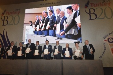 B20 İle L20 Ortak Deklarasyon İmza Töreni Yapıldı