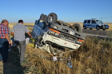 Kulu'da Kamyonet Şarampole Yuvarlandı Açıklaması Üç Yaralı