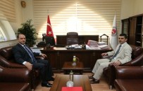 HALIL ÇOMAKTEKIN - Vali Çomaktekin'den Başsavcı Çelik'e Hayırlı Olsun Ziyareti