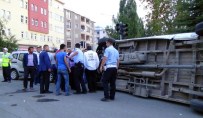 Kars'ta Ambulans Kaza Yaptı Açıklaması 4 Yaralı
