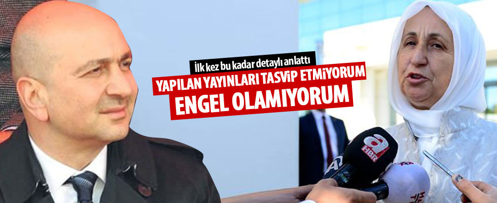 Melek İpek: Yapılan yayınları tasvip etmiyorum