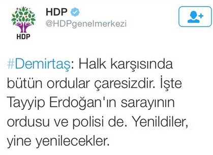 Demirtaş'ta terör propagandası