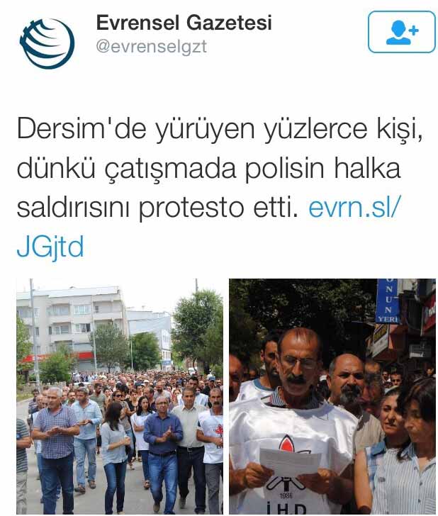 İnsan Hakları Derneği Tunceli'de PKK için yürüdü