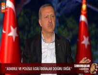 Erdoğan: Askerin polisin vurma yetkisi var