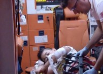 Bacağına Korkuluk Saplanan Çocuk Hastanelik Oldu