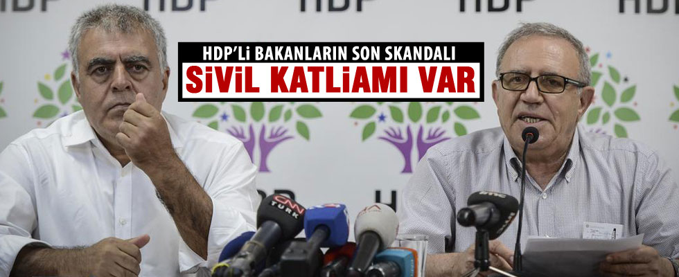HDP'li bakanlardan Cizre açıklaması