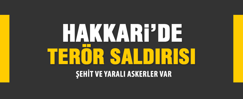 Hakkari Dağlıca'da terör saldırısı
