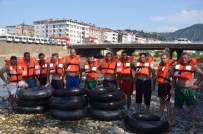 ÖMÜR ARSLAN - Solaklı Deresi Şambrel Raftingle Coştu