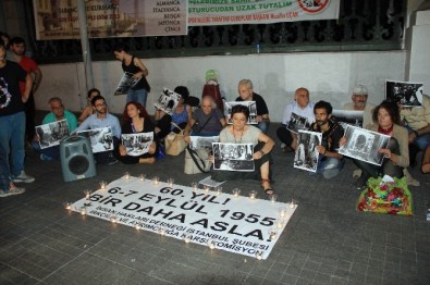 Taksim'de 6-7 Eylül Olayları İçin Oturma Eylemi