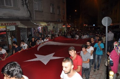 Giresun Şehitler İçin Yürüdü