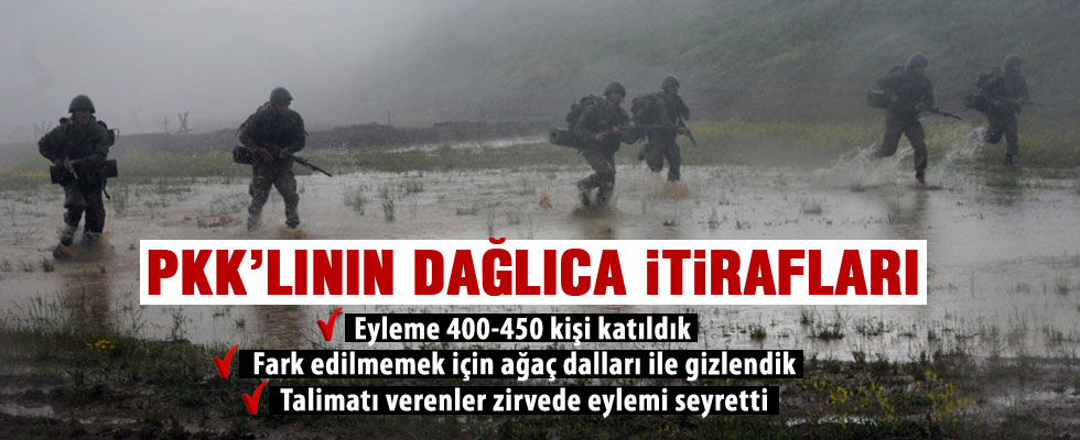 PKK'lı teröristin Dağlıca itirafı