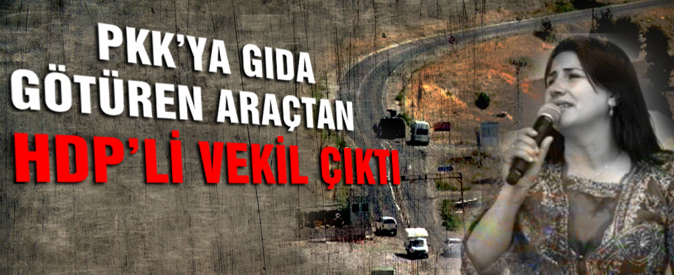 PKK'ya Gıda Götüren Araçtan HDP'li Vekil Çıktı