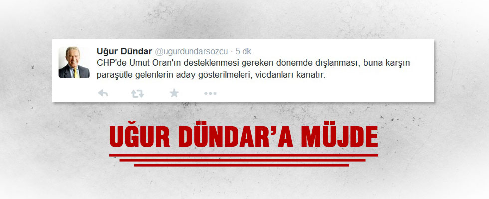 Umut Oran yeniden aday