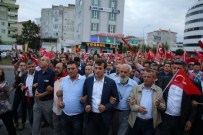 Çerkezköy'de Teröre Tepki Yürüyüşü