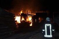 Denizli'de Kereste İmalathanesinde Büyük Yangın