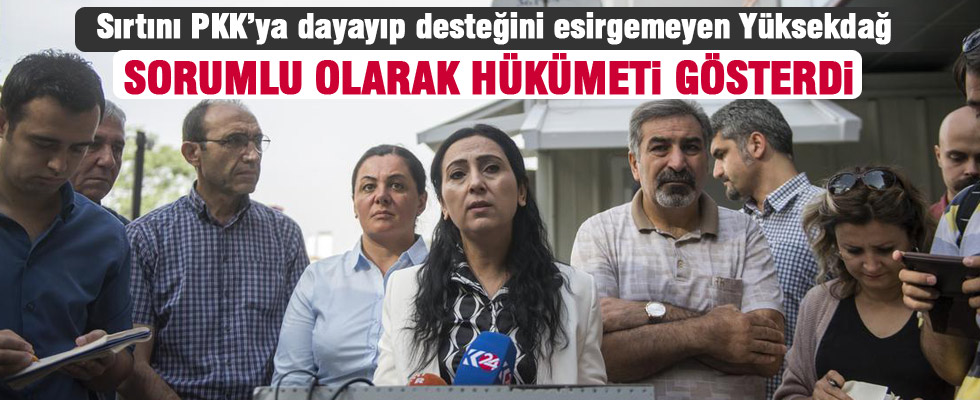 HDP Eş Genel Başkanı Yüksekdağ  haddini aştı