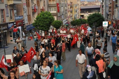 Kırıkkale'de Teröre Lanet, Şehide Saygı Yürüyüşü