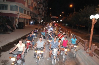 Kumluca'da Şehitlere Saygı Konvoyu