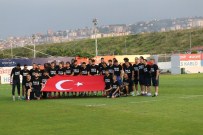 MARKO MARIN - Trabzonsporlu Futbolcular Şehitler İçin 'Önce Vatan' Yazılı Siyah Tişört Giydi