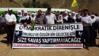CANLI KALKAN - HDP Ve DBP'den Başkale'de Canlı Kalkan Eylemi