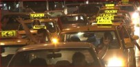 İzmir'de Taksiciler Terörü Protesto Etti