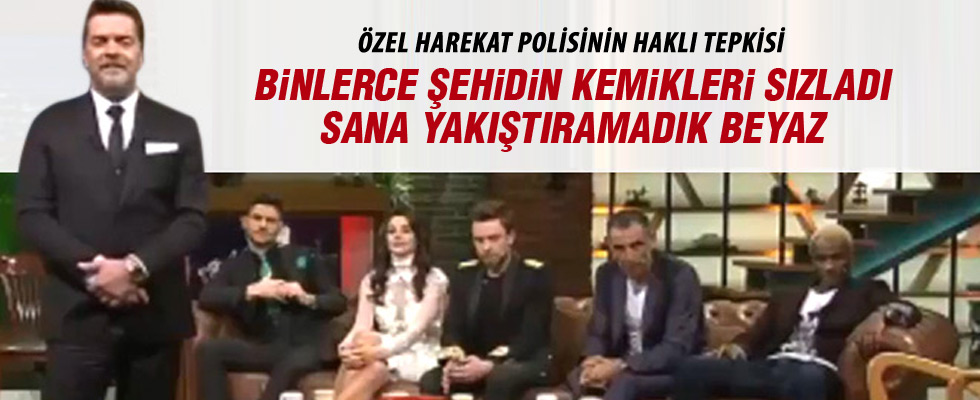 Özel harekat polisinden Beyaz'a sitem