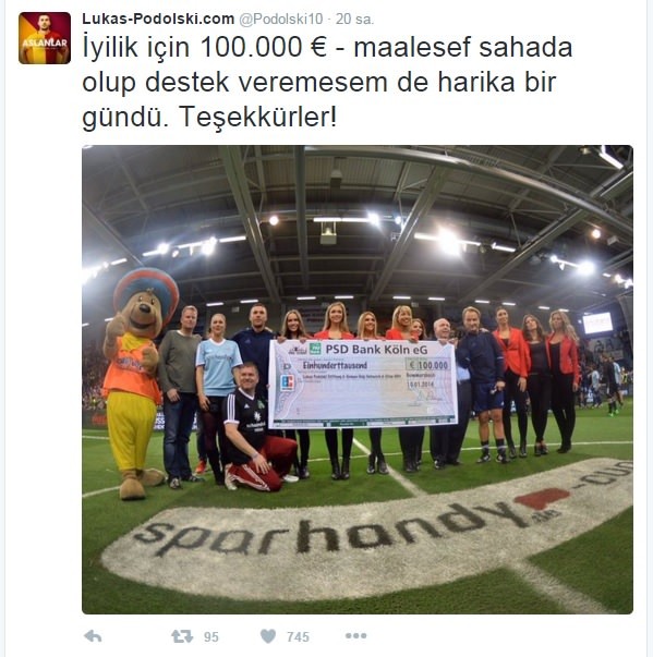 Podolski ortalığı karıştırdı