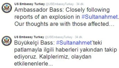 ABD Büyükelçisi Bass'tan 'Sultanahmet' Açıklaması