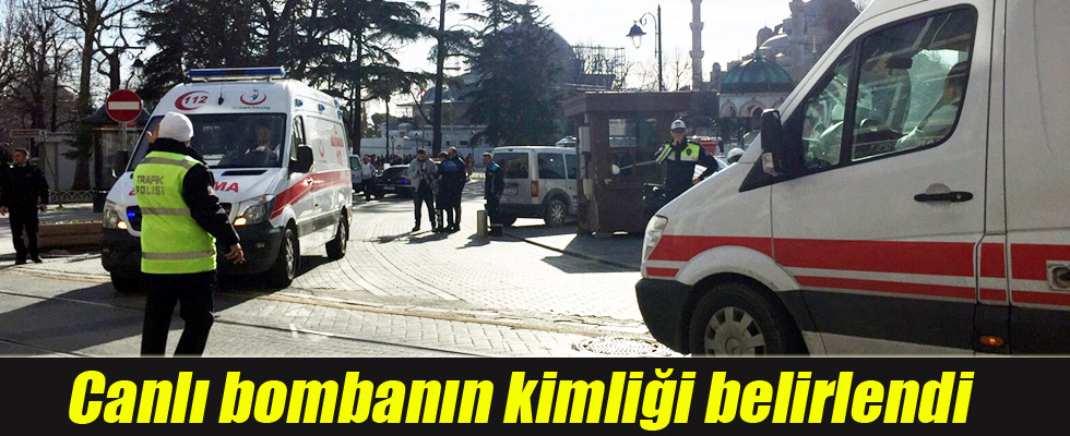 Canlı bombanın kimliği belirlendi