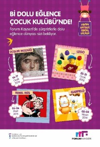 Forum Kayseri Çocuk Kulübü 3. Yılında Daha Da Renkli
