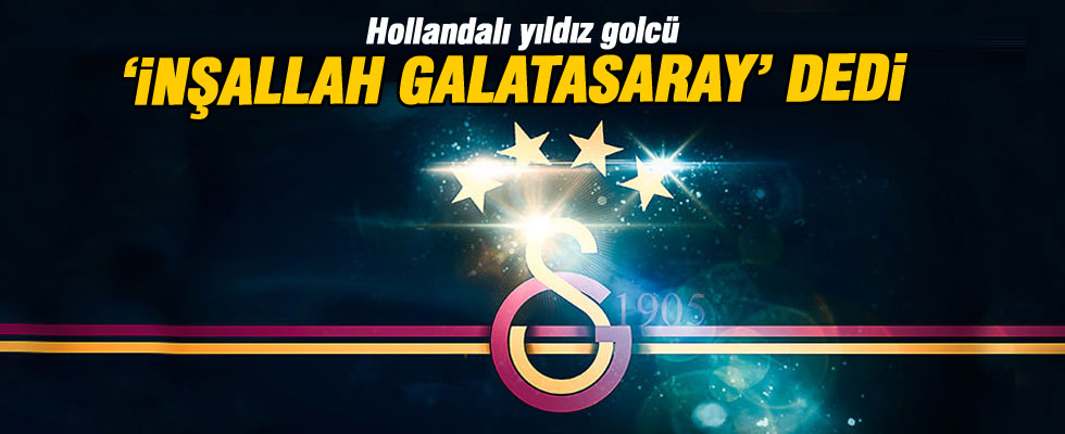 Galatasaray'a Hollandalı golcü