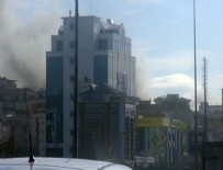 YANGıN YERI - Maltepe'de 8 katlı iş merkezinde yangın