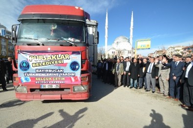 Pursaklar'dan Bayırbucak Türkmenlerine Yardım Tır'ı Yola Çıktı