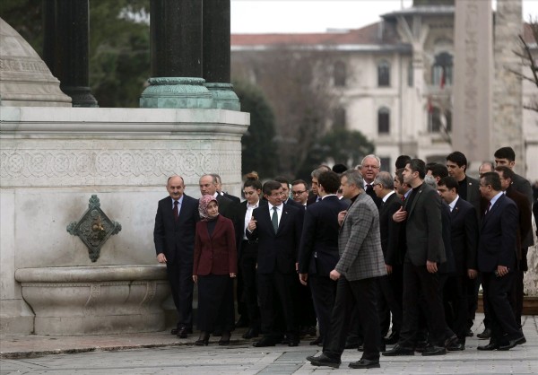Başbakan Davutoğlu Sultanahmet'te