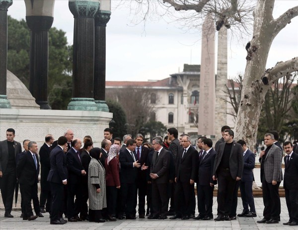 Başbakan Davutoğlu Sultanahmet'te