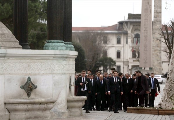 Başbakan Davutoğlu Sultanahmet'te