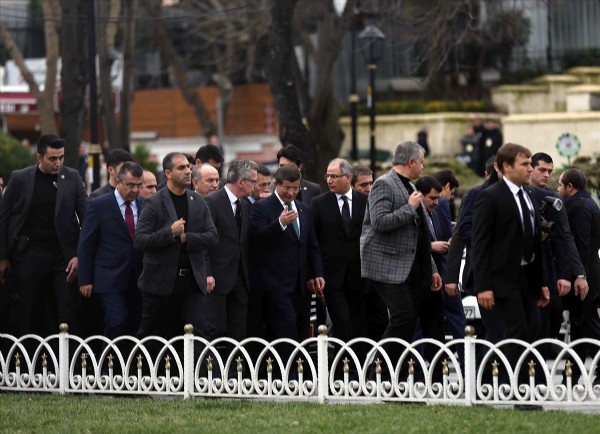 Başbakan Davutoğlu Sultanahmet'te