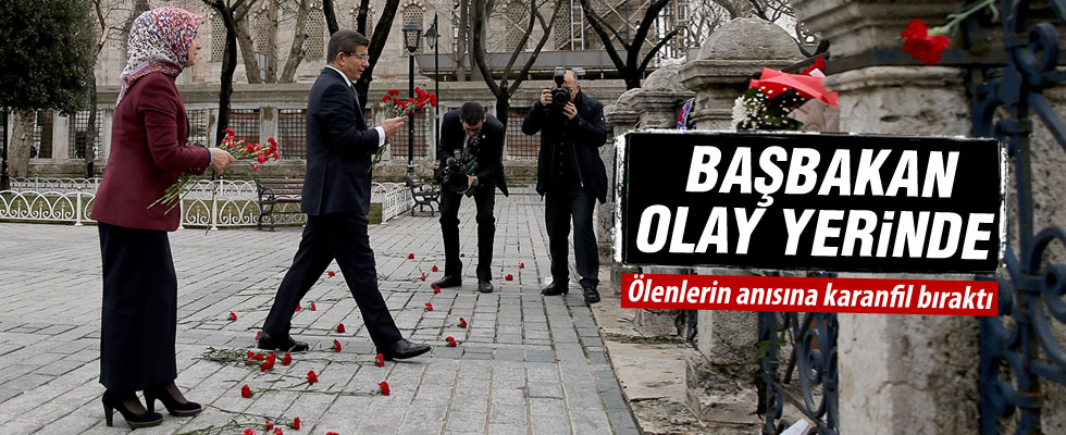 Başbakan Davutoğlu Sultanahmet'te