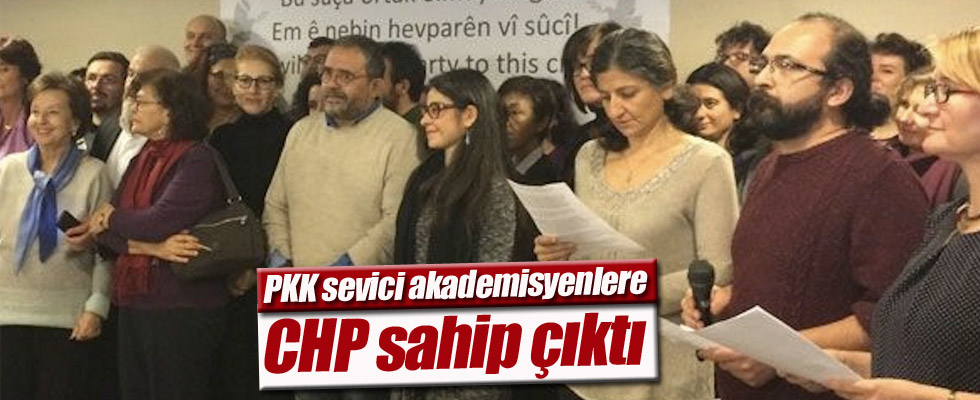 CHP'den akademisyenlere destek