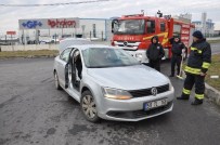 Tekirdağ'da Trafik Kazası Açıklaması 1 Yaralı