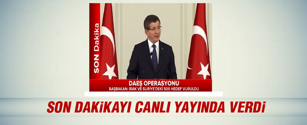 Başbakan Davutoğlu'ndan operasyon açıklaması