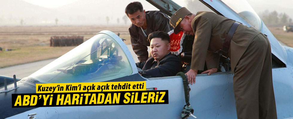 Kuzey Kore ABD'yi 'haritadan silmekle' tehdit etti