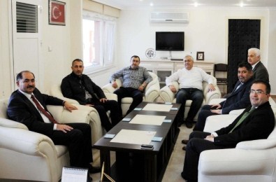 Rektör Şimşek'ten Saray Kaymakamı Arslan'a Ziyaret