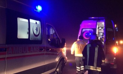 Tavşanlı'da Trafik Kazası Açıklaması 2 Yaralı