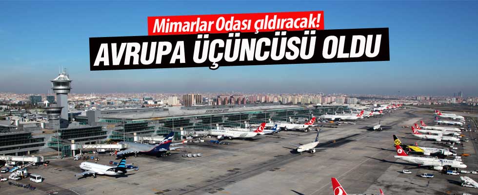 Atatürk Havalimanı, yolcu sayısında Avrupa üçüncüsü