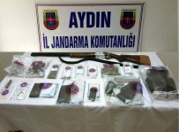 Gaspçının Evinde Uyuşturucu Madde Ve Silah Ele Geçirildi