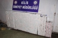 Kilis'te 9 Bin 590 Paket Kaçak Sigara Yakalandı