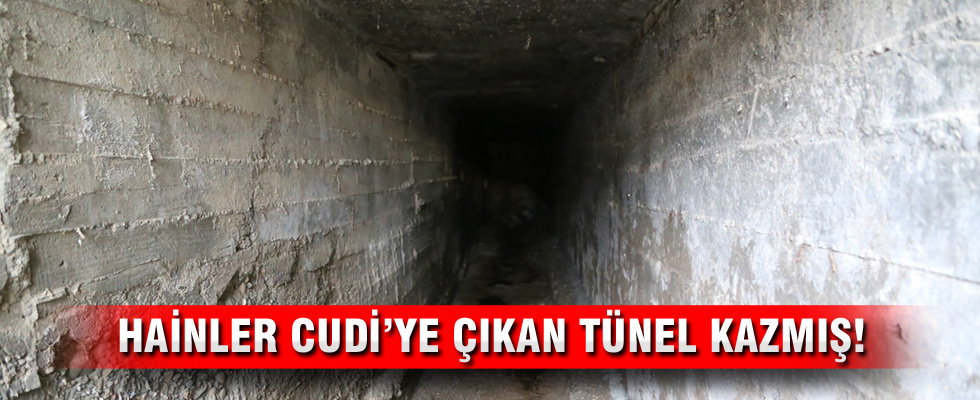 Teröristlerin kazdıkları tünel ortaya çıkarıldı